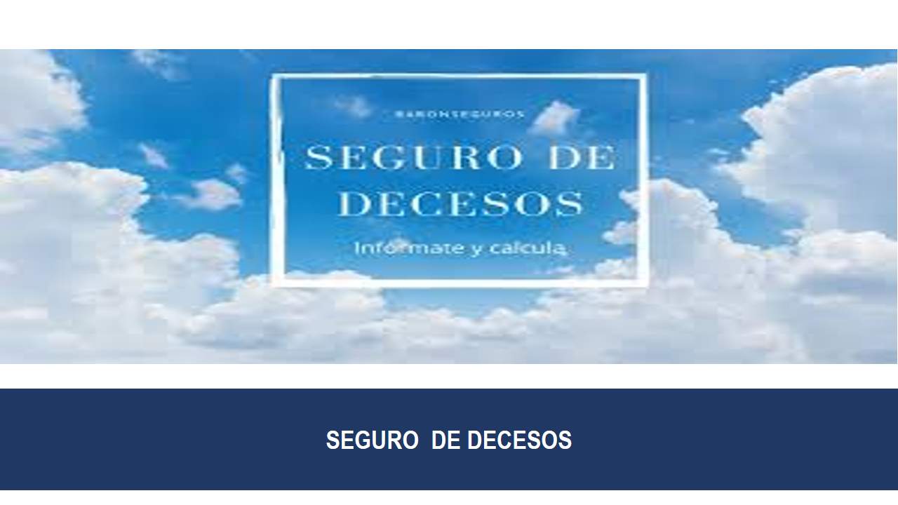 Curso de SEGURO  DE DECESOS