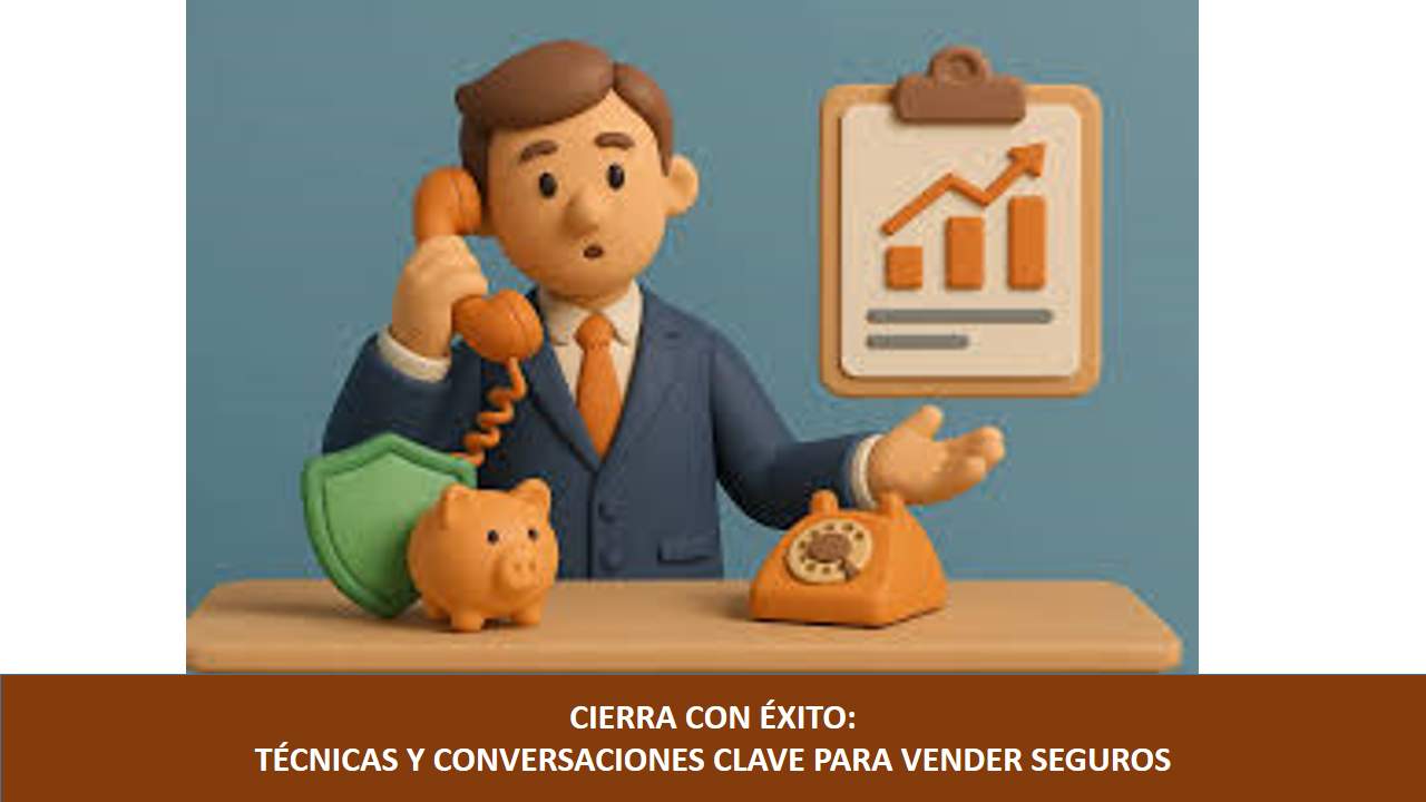 Formación en Seguros de CIERRA CON ÉXITO: TÉCNICAS Y CONVERSACIONES CLAVE PARA VENDER SEGUROS Curso de CIERRA CON ÉXITO: TÉCNICAS Y CONVERSACIONES CLAVE PARA VENDER SEGUROS