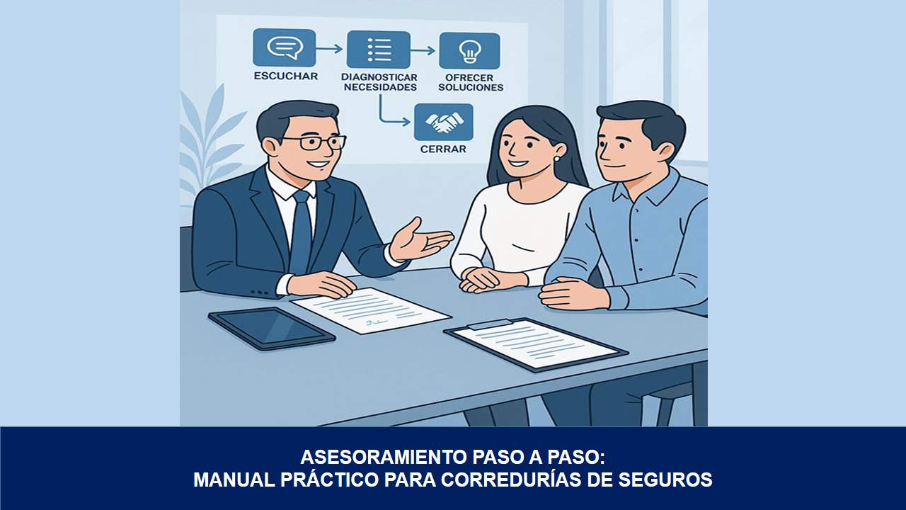 Formación en Seguros de ASESORAMIENTO PASO A PASO: MANUAL PRÁCTICO PARA CORREDURÍAS DE SEGUROS Curso de ASESORAMIENTO PASO A PASO: MANUAL PRÁCTICO PARA CORREDURÍAS DE SEGUROS